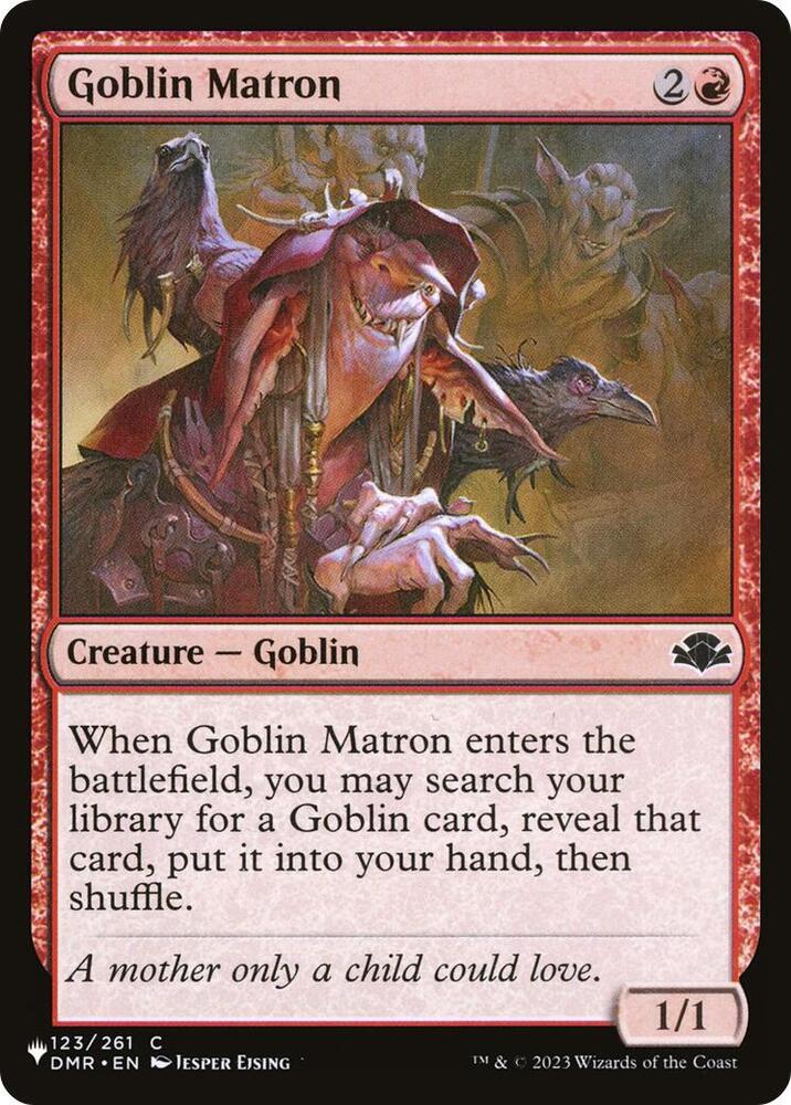 Goblin Matron (DMR) [The List Reprints] 123