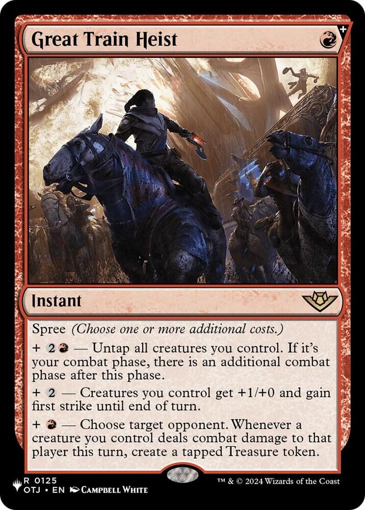 Great Train Heist [The List Reprints] 125