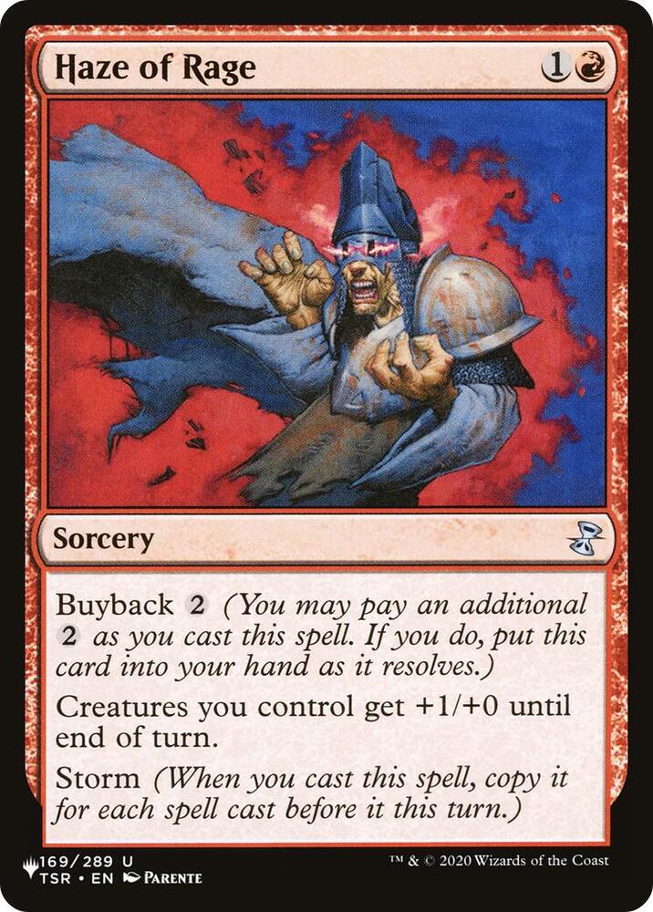 Haze of Rage [The List Reprints] 169