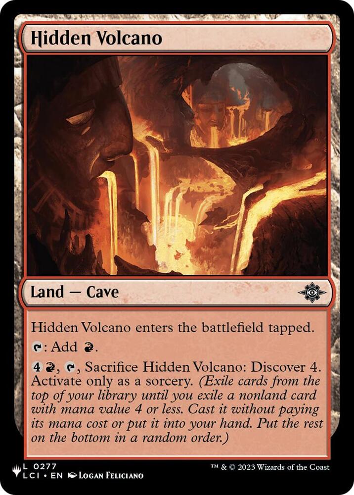 Hidden Volcano [The List Reprints] 277