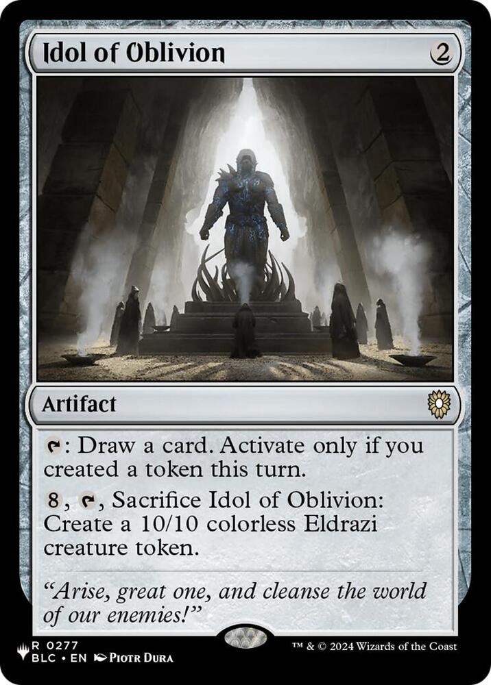 Idol of Oblivion (BLC) [The List Reprints] 277
