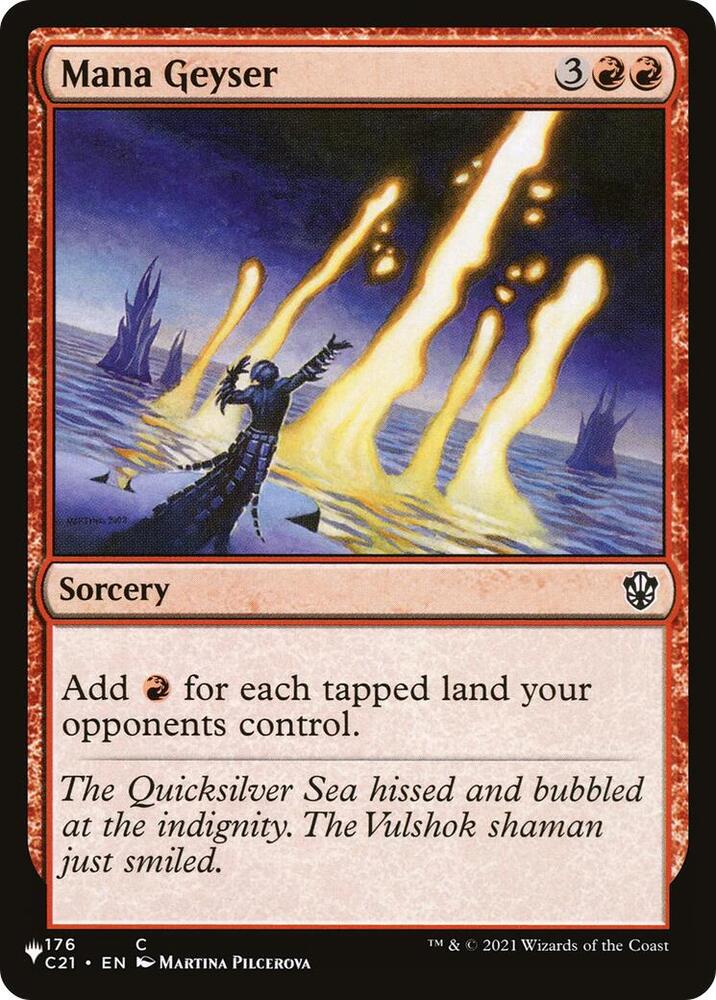Mana Geyser (C21) [The List Reprints] 176