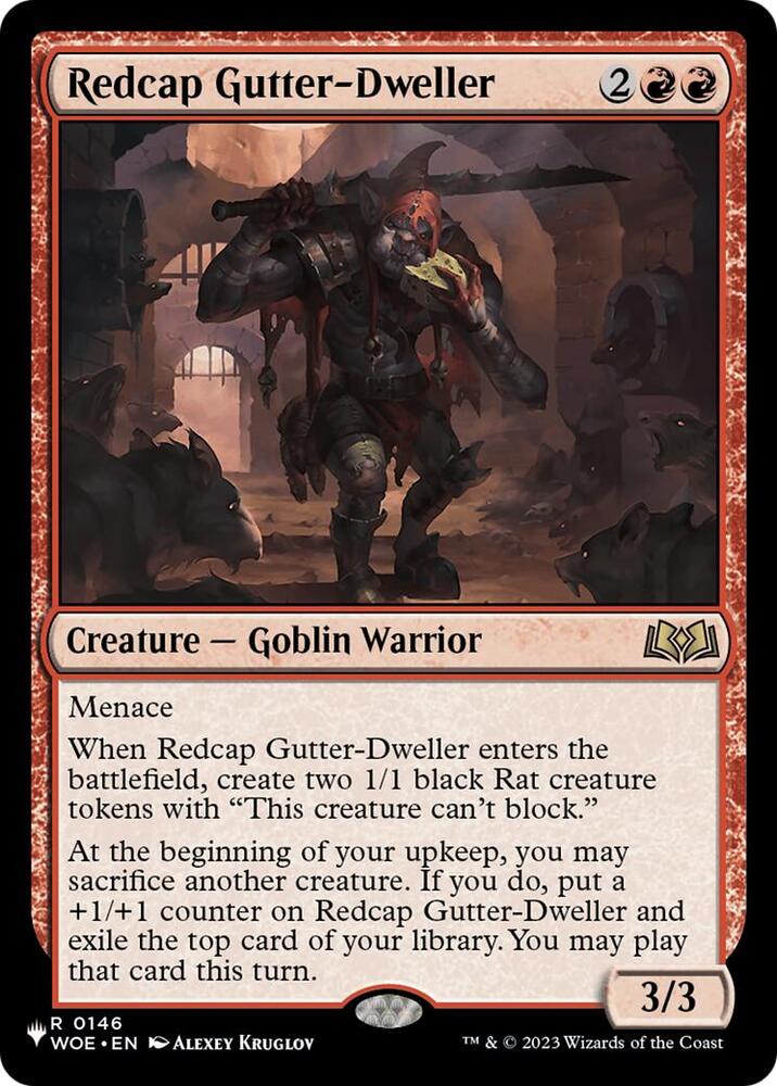 Redcap Gutter-Dweller [The List Reprints] 146