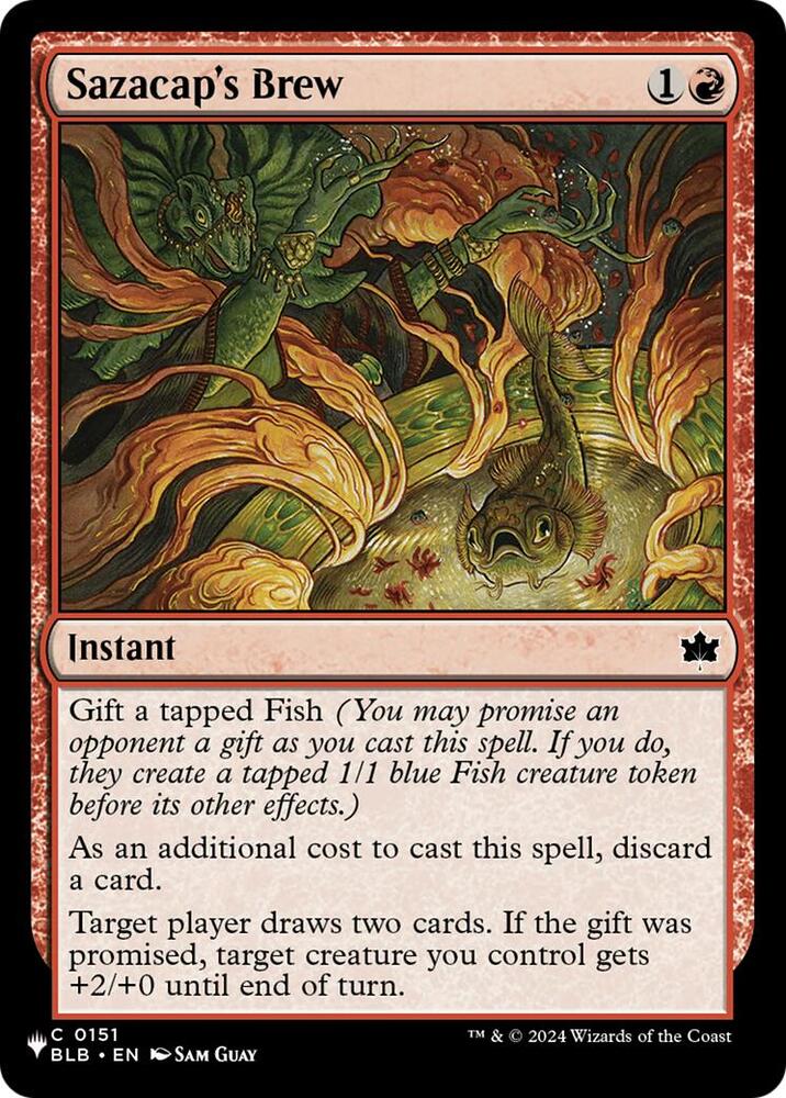 Sazacap's Brew [The List Reprints] 151