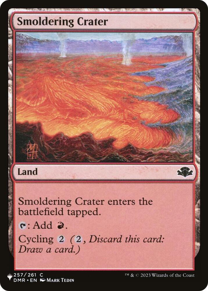 Smoldering Crater [The List Reprints] 257