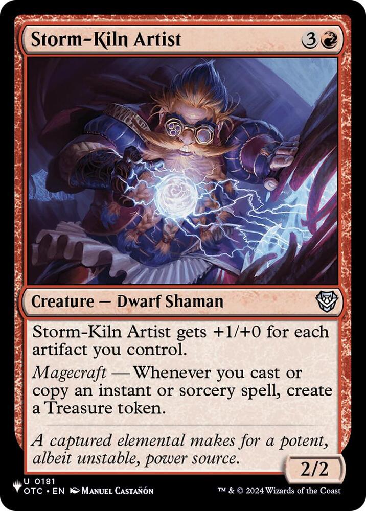 Storm-Kiln Artist (OTC) [The List Reprints] 181
