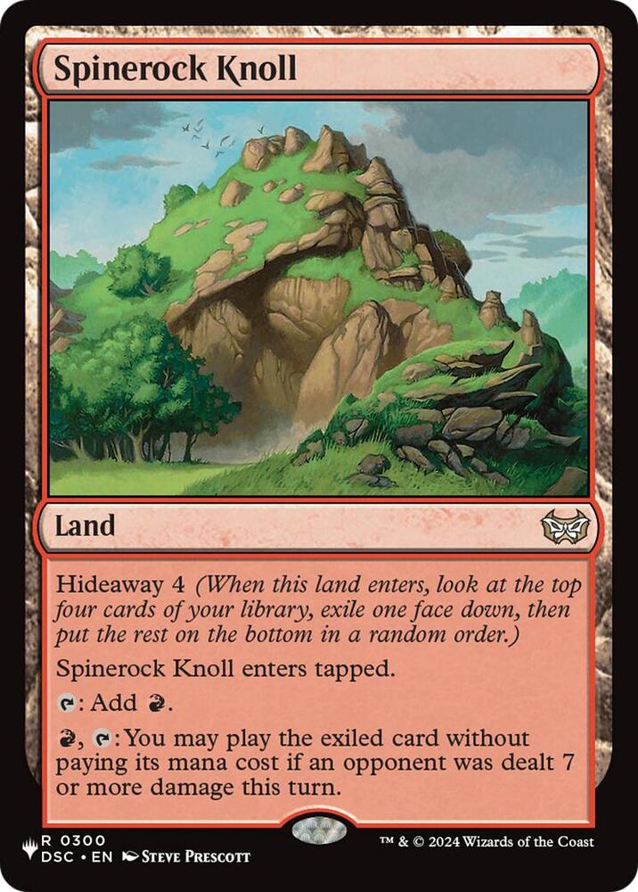 Spinerock Knoll (DSC) [The List Reprints] 300