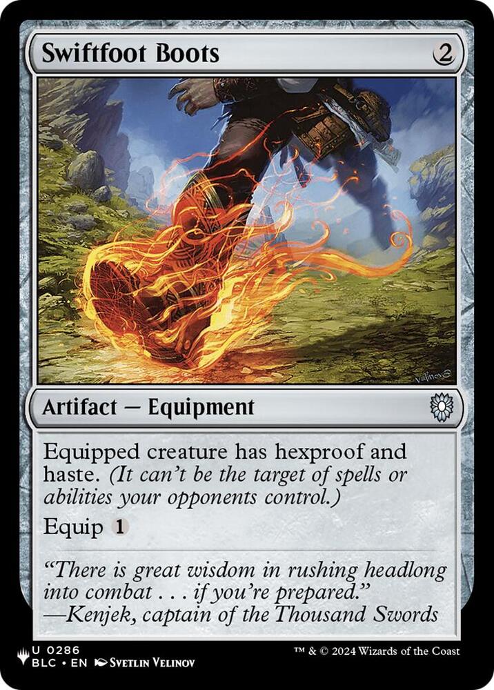 Swiftfoot Boots (BLC) [The List Reprints] 286