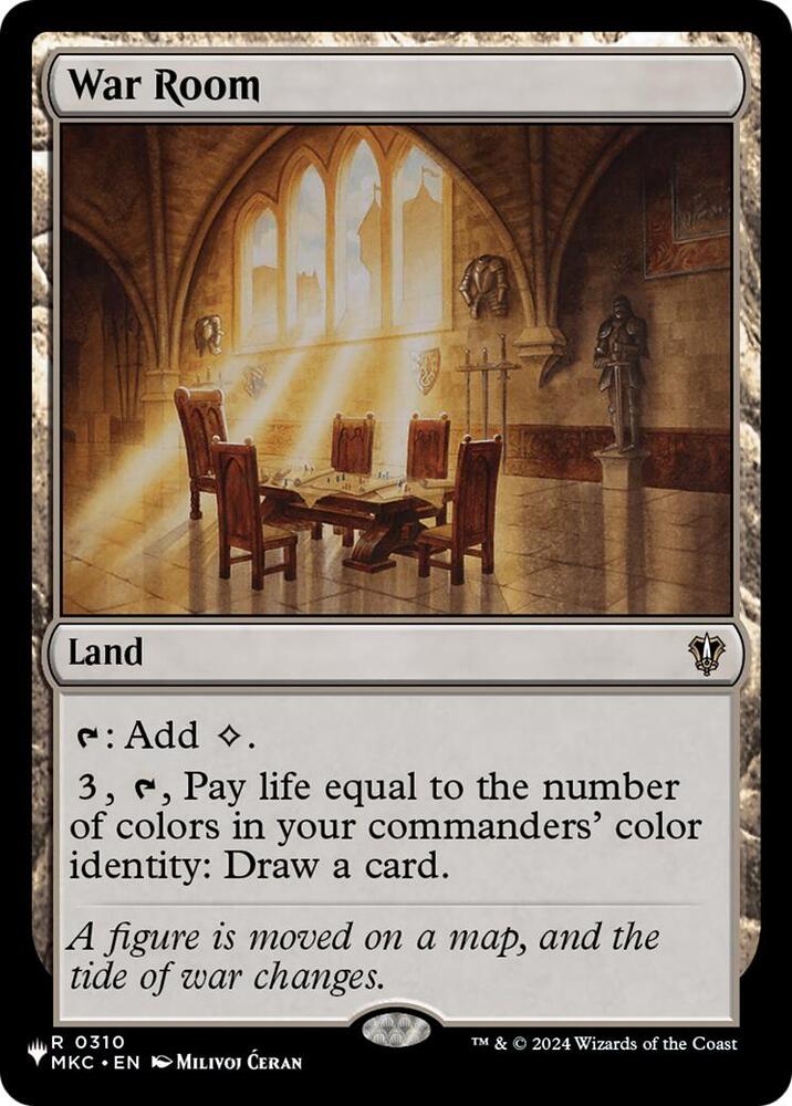 War Room (MKC) [The List Reprints] 310