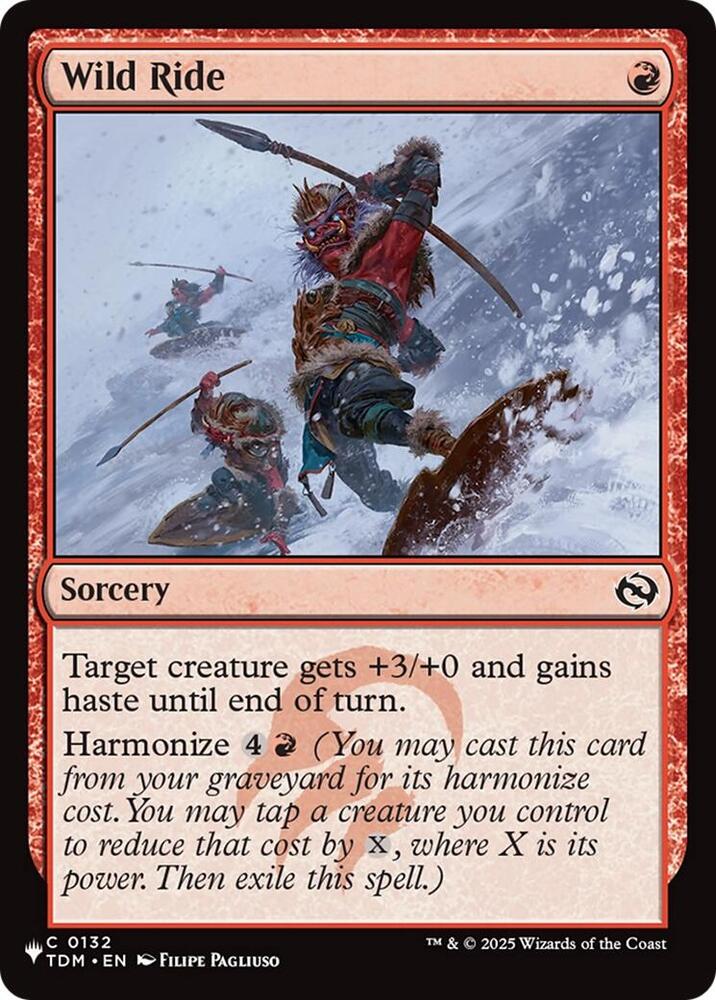 Wild Ride [The List Reprints] 132