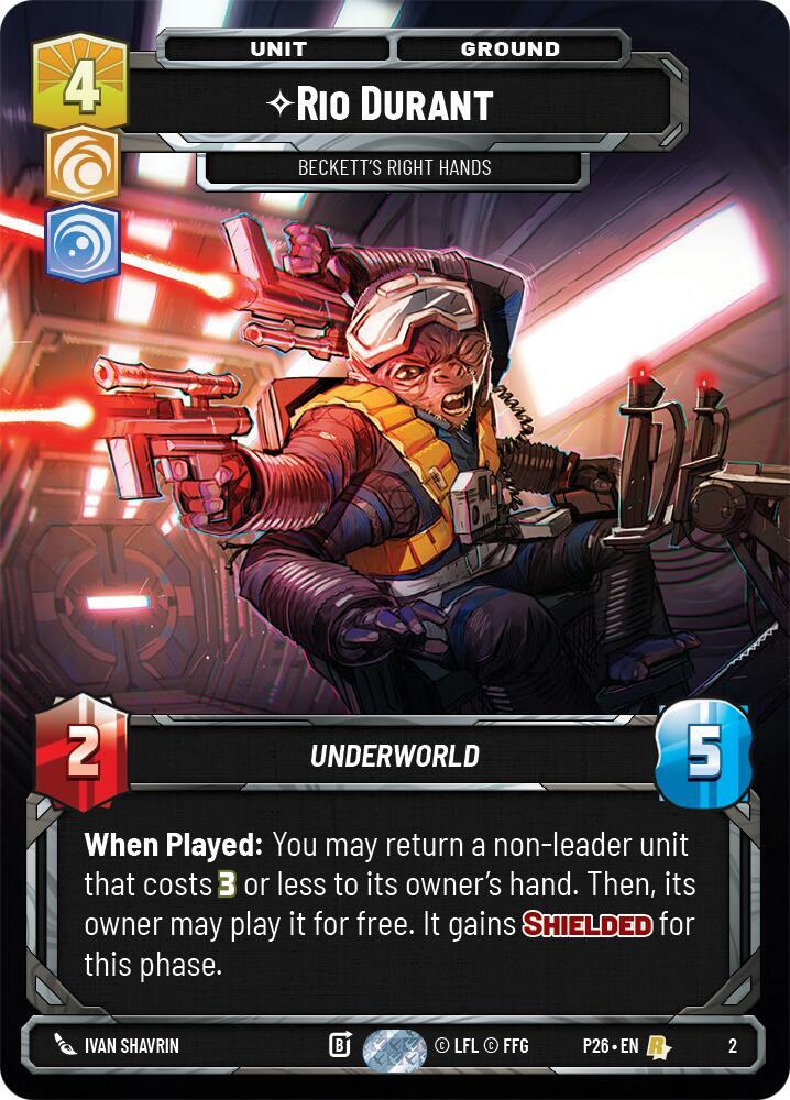 Rio Durant - Beckett's Right Hands [Organized Play Promos] 2