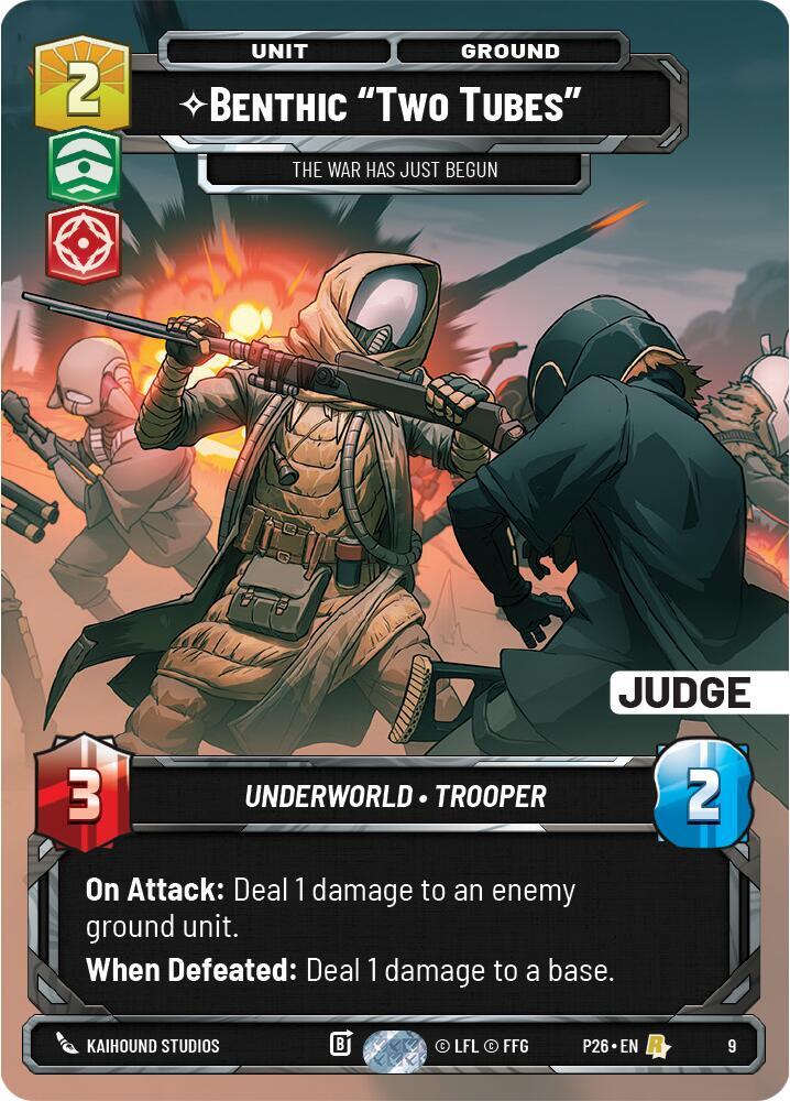 Benthic "Two Tubes" - The War Has Just Begun [Judge Promos] 9