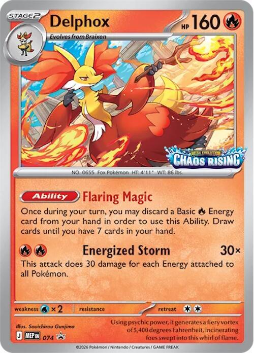 Delphox - 074 [ME: Mega Evolution Promo] 074