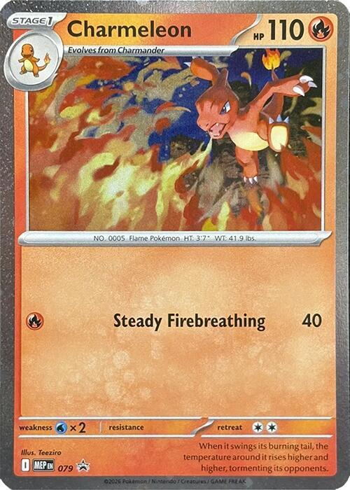 Charmeleon - 079 (Cosmos Holo) [ME: Mega Evolution Promo] 079