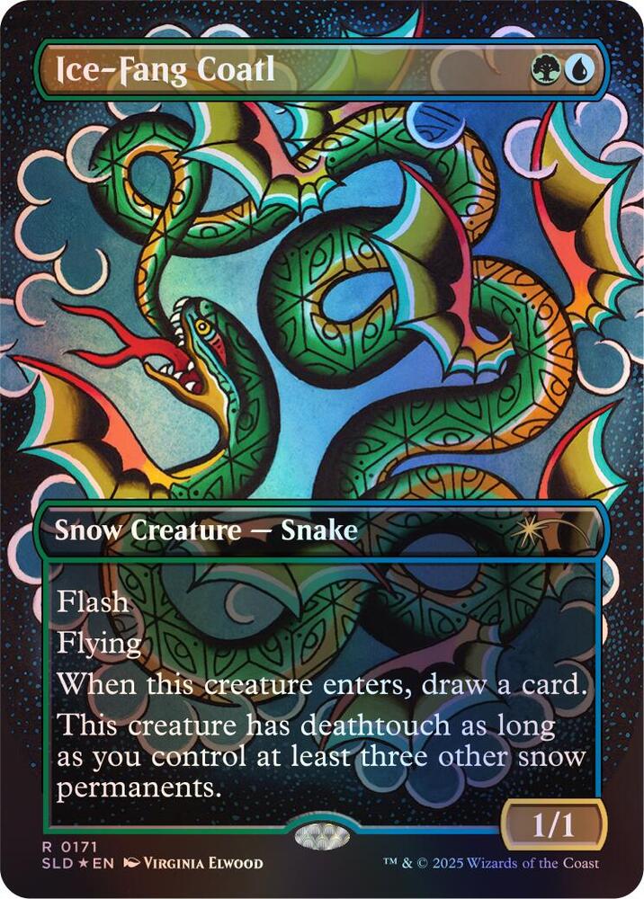Ice-Fang Coatl (0171) (Rainbow Foil) [Secret Lair Drop Series] 171