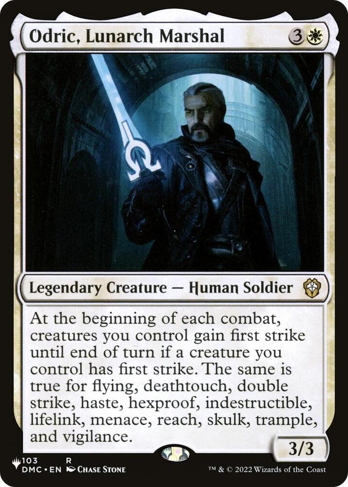 Odric, Lunarch Marshal (DMC) [The List Reprints] 103