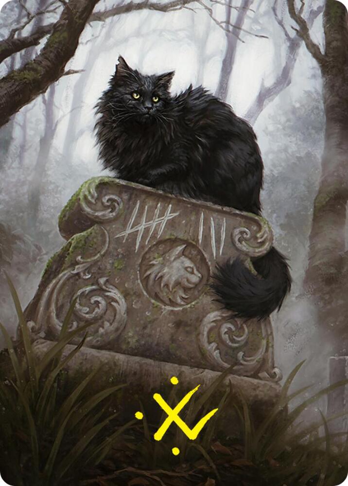 Nine-Lives Familiar 2 Art Card (36/54) (Gold-Stamped Signature) [Art Series: Foundations] 36