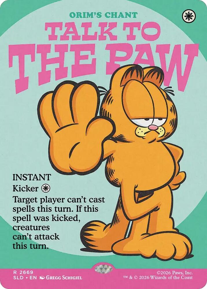Talk to the Paw - Orim's Chant [Secret Lair Drop Series] 2669