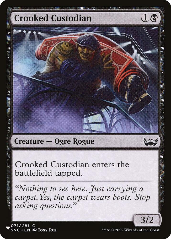 Crooked Custodian [The List Reprints] 71
