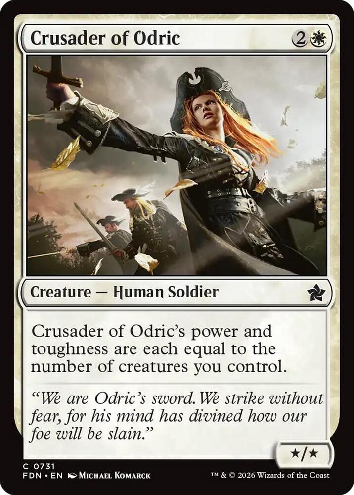 Crusader of Odric (0731) [Foundations] 731