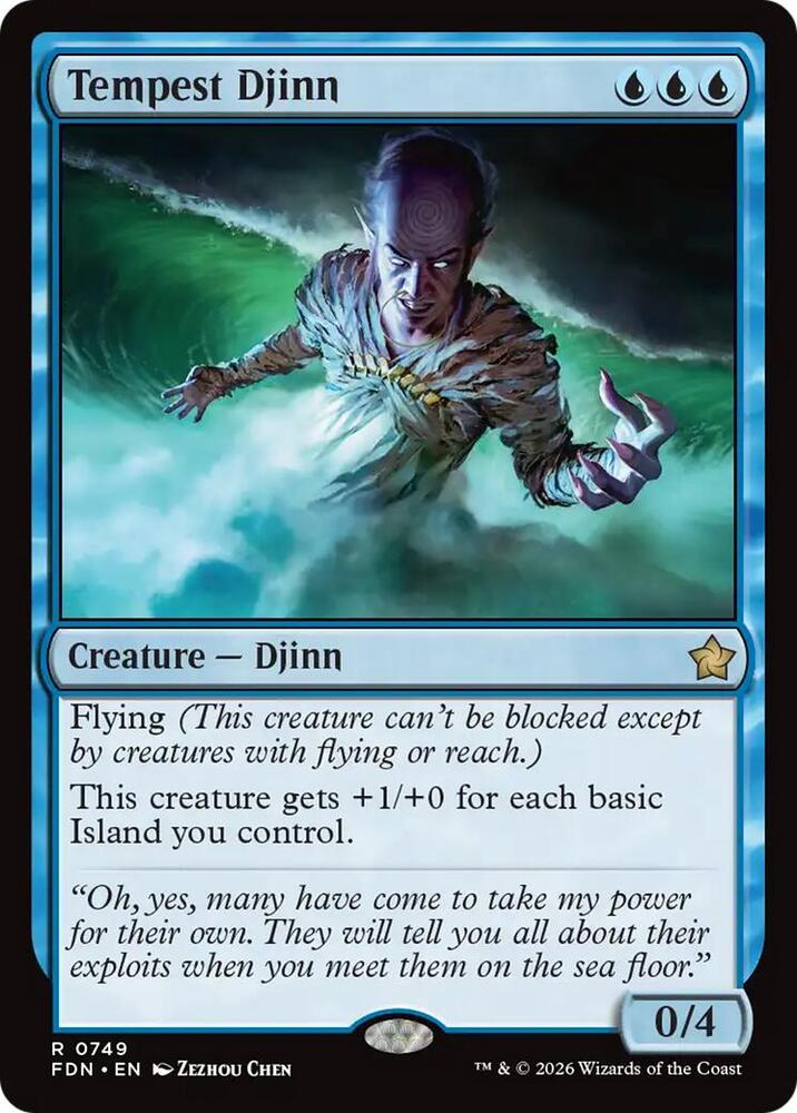Tempest Djinn (0749) [Foundations] 749