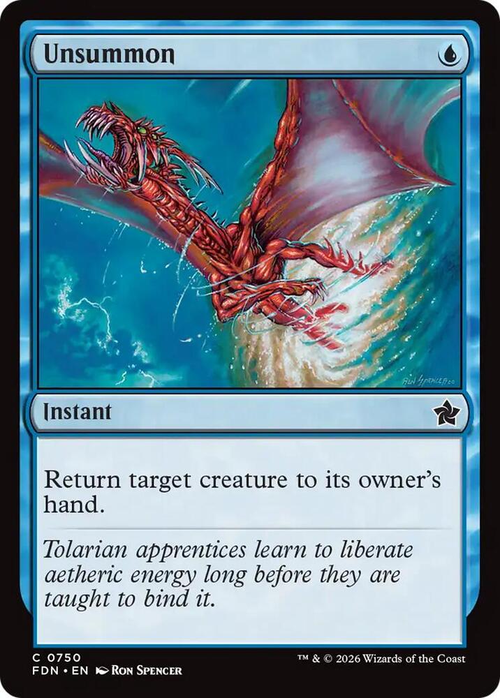 Unsummon (0750) [Foundations] 750