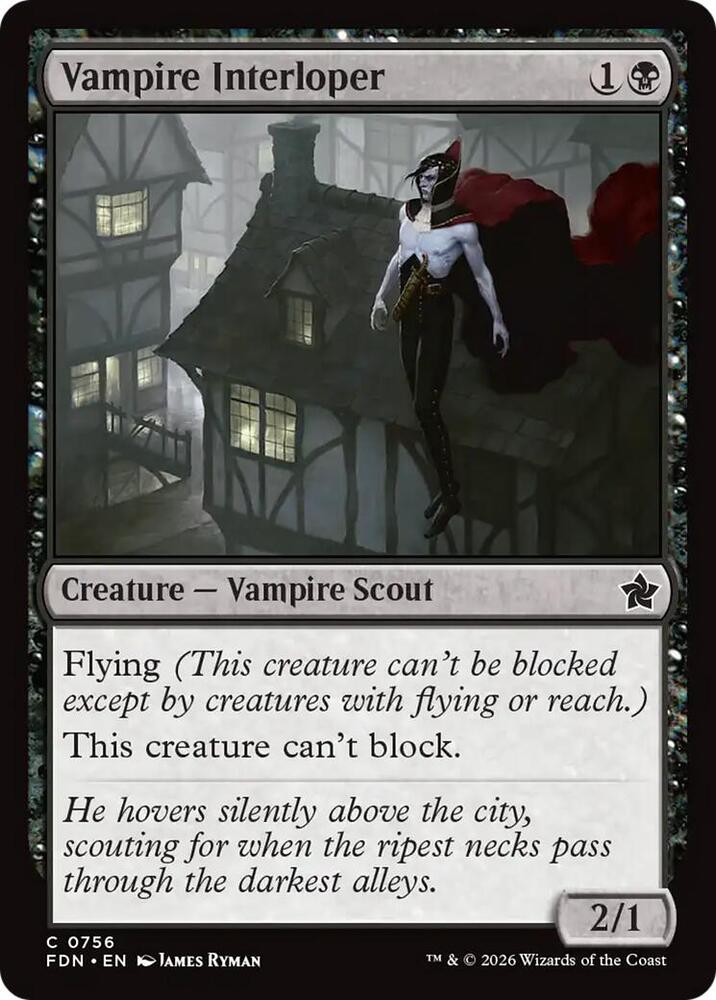 Vampire Interloper (0756) [Foundations] 756