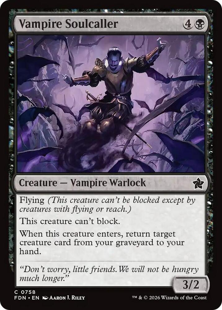 Vampire Soulcaller (0758) [Foundations] 758