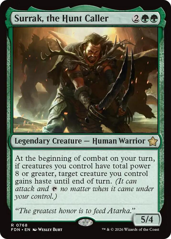 Surrak, the Hunt Caller (0768) [Foundations] 768