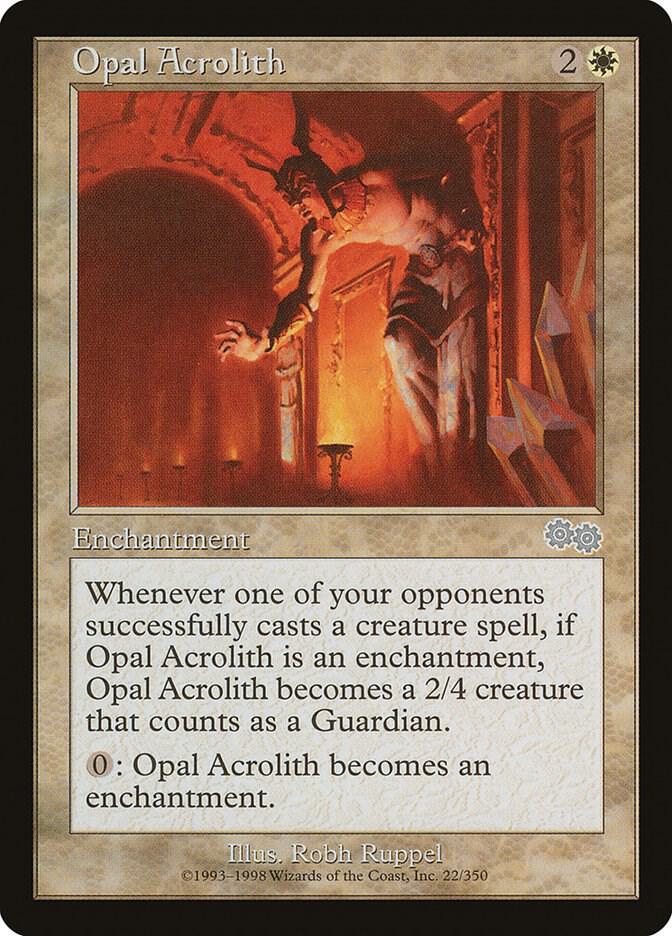 Opal Acrolith [Urza's Saga] 22