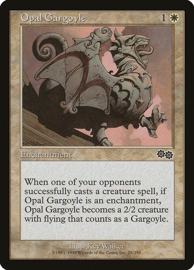 Opal Gargoyle [Urza's Saga] 25