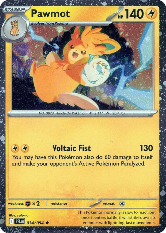 Pawmot - 034/094 (Cosmos Holo) [Blister Exclusives] 034/094