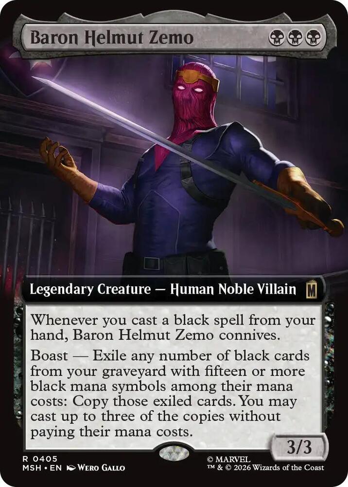 Baron Helmut Zemo (Extended Art) [Marvel Super Heroes] 405