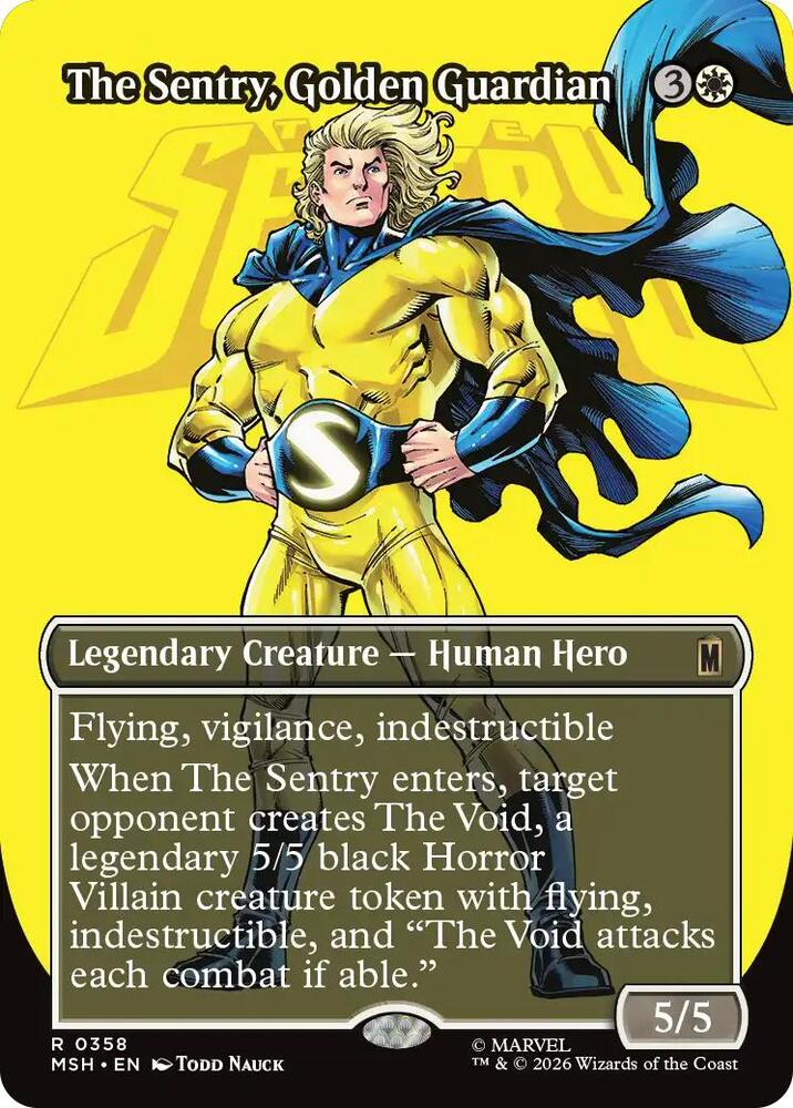 The Sentry, Golden Guardian (Borderless) [Marvel Super Heroes] 358
