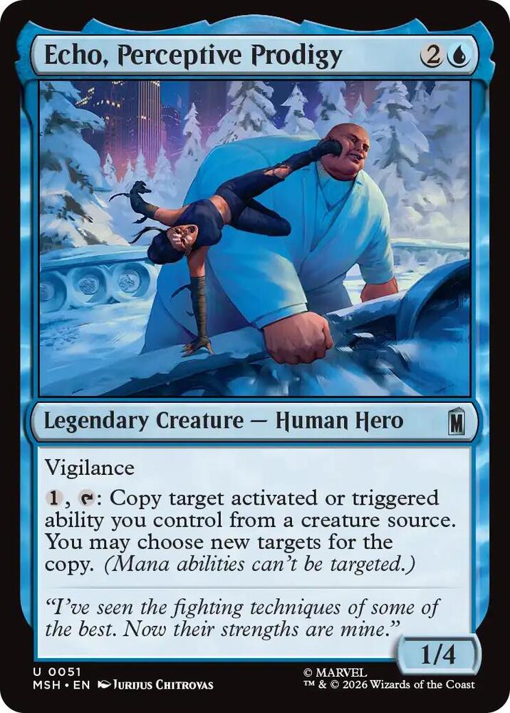 Echo, Perceptive Prodigy [Marvel Super Heroes] 51