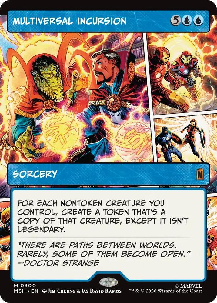 Multiversal Incursion (Borderless) [Marvel Super Heroes] 300
