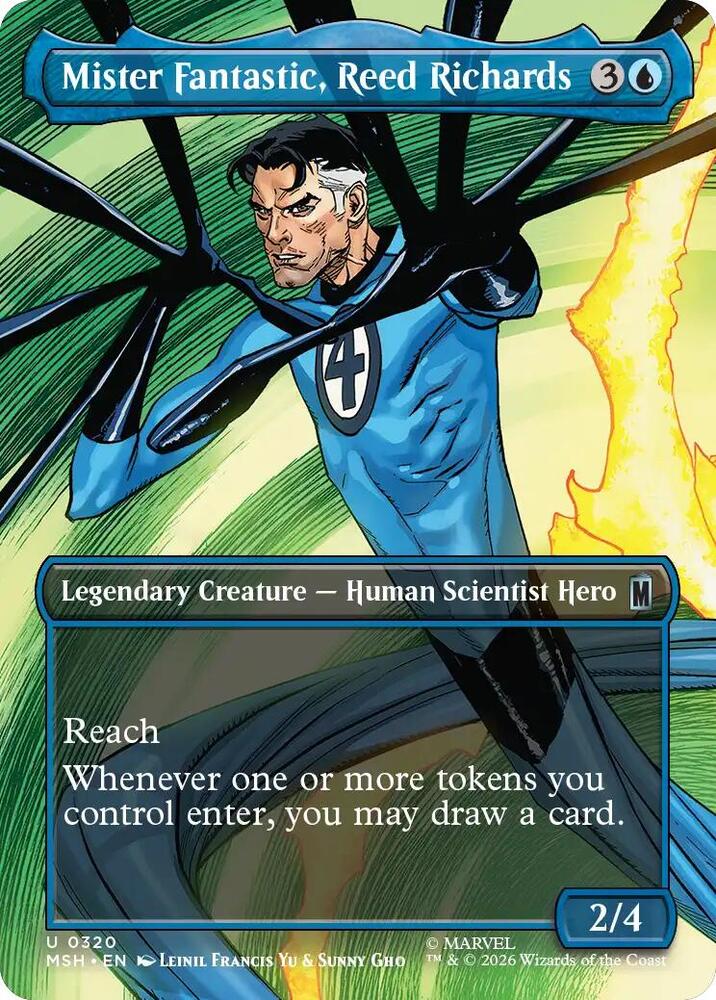 Mister Fantastic, Reed Richards (Borderless) [Marvel Super Heroes] 320