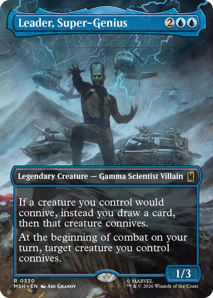 Leader, Super-Genius (Borderless) [Marvel Super Heroes] 330