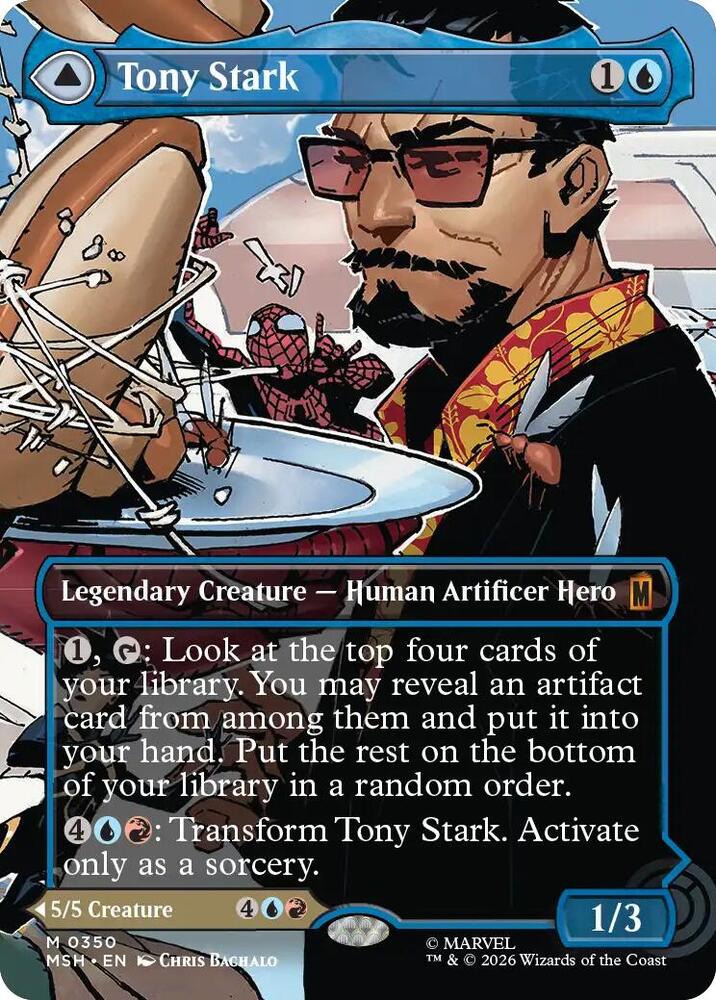 Tony Stark (Borderless) (0350) [Marvel Super Heroes] 350