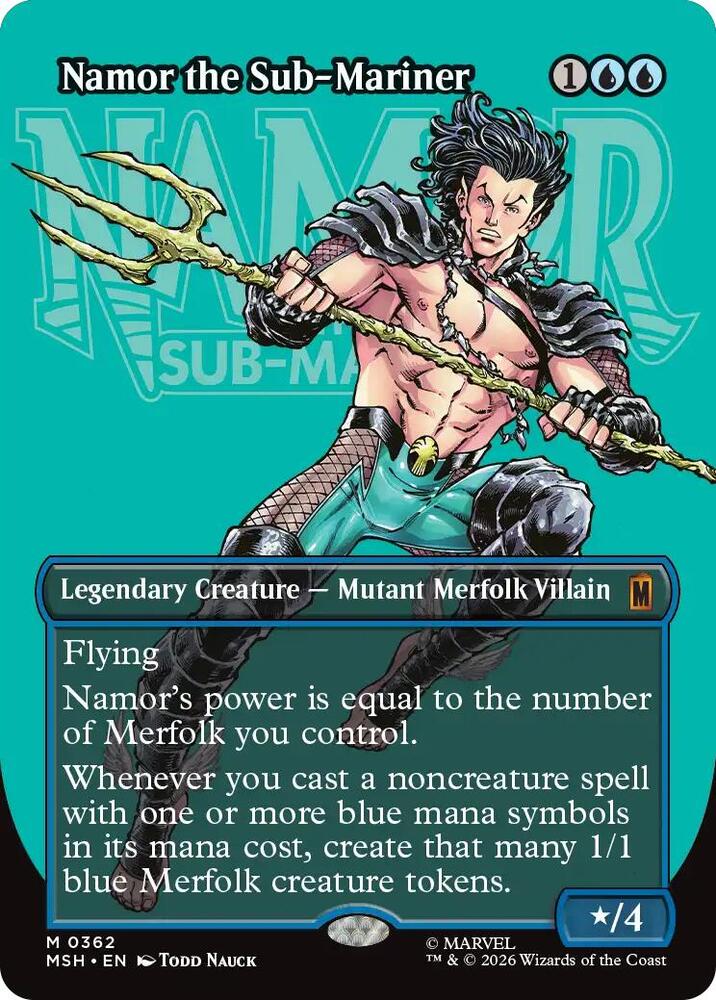 Namor the Sub-Mariner (Borderless) (0362) [Marvel Super Heroes] 362