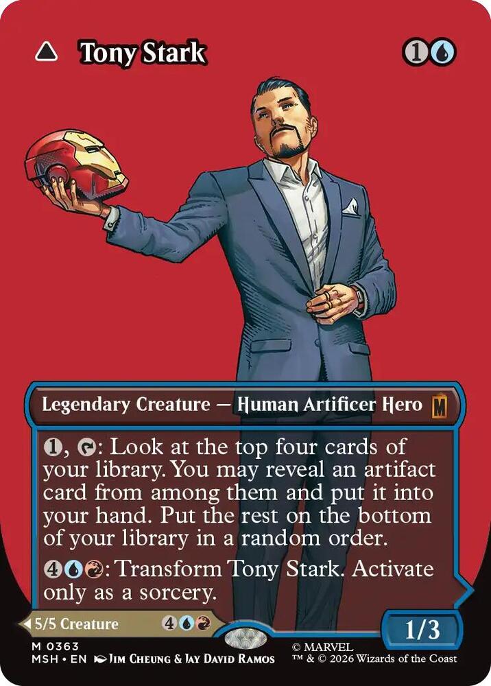 Tony Stark (Borderless) (0363) [Marvel Super Heroes] 363