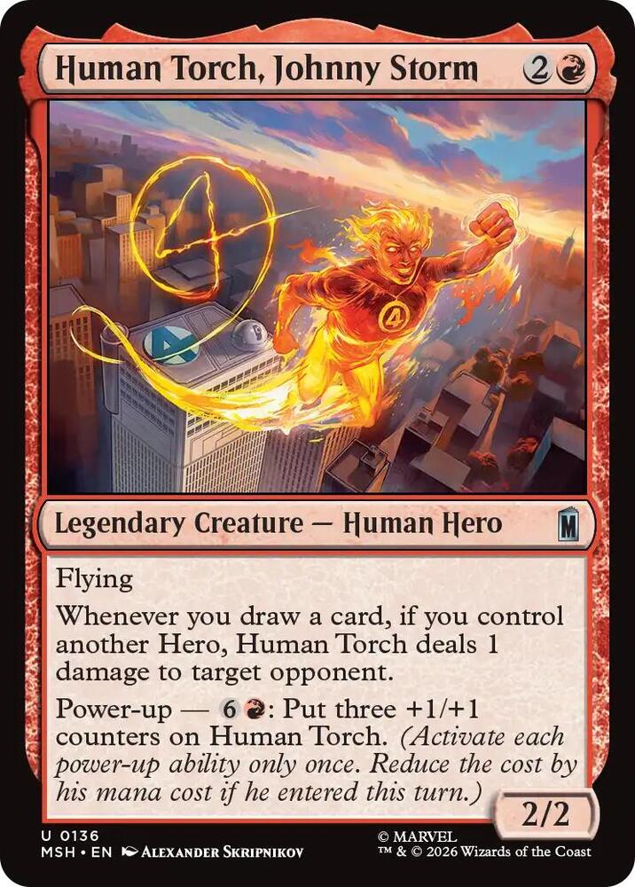 Human Torch, Johnny Storm [Marvel Super Heroes] 136