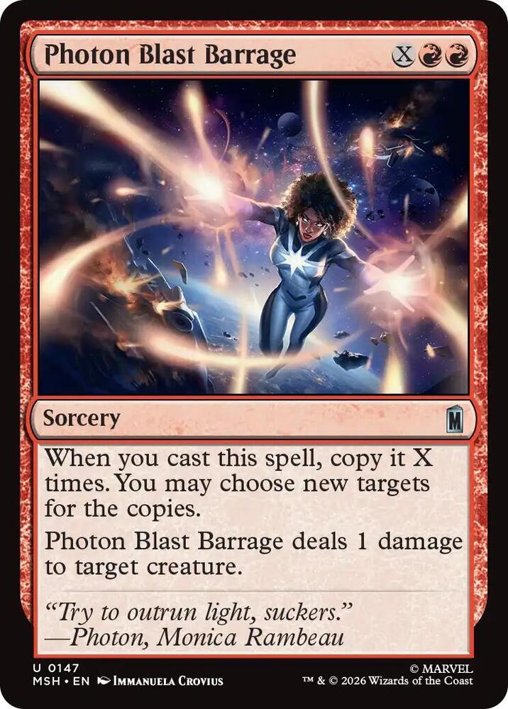Photon Blast Barrage [Marvel Super Heroes] 147