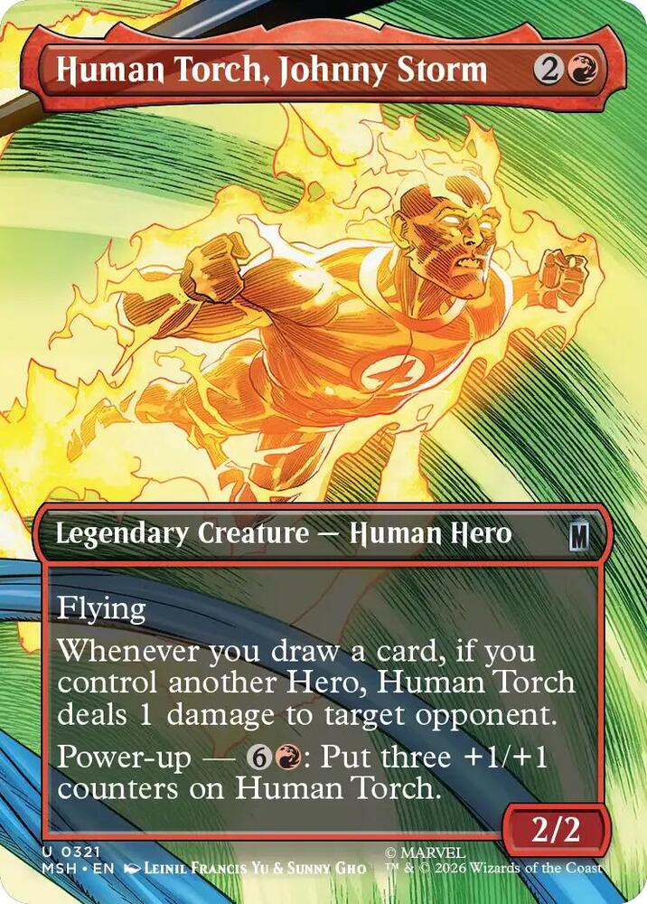 Human Torch, Johnny Storm (Borderless) [Marvel Super Heroes] 321