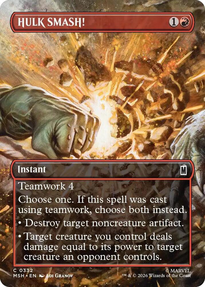 HULK SMASH! (Borderless) [Marvel Super Heroes] 332
