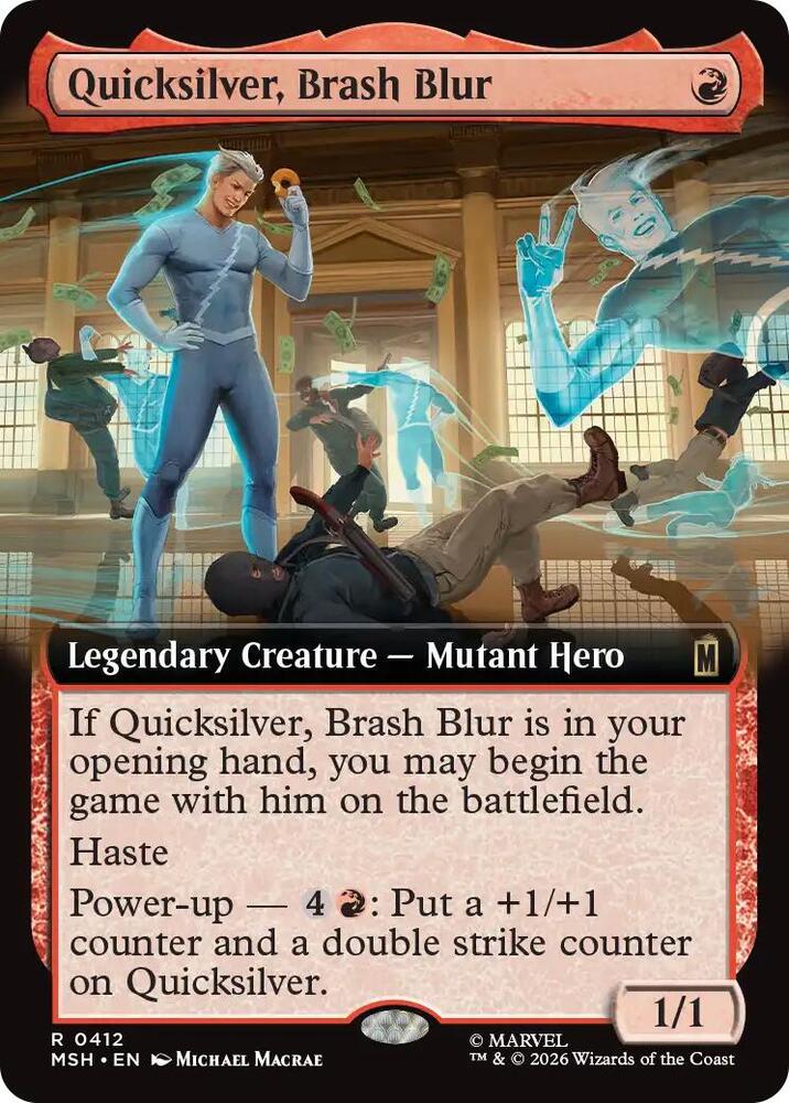 Quicksilver, Brash Blur (Extended Art) [Marvel Super Heroes] 412