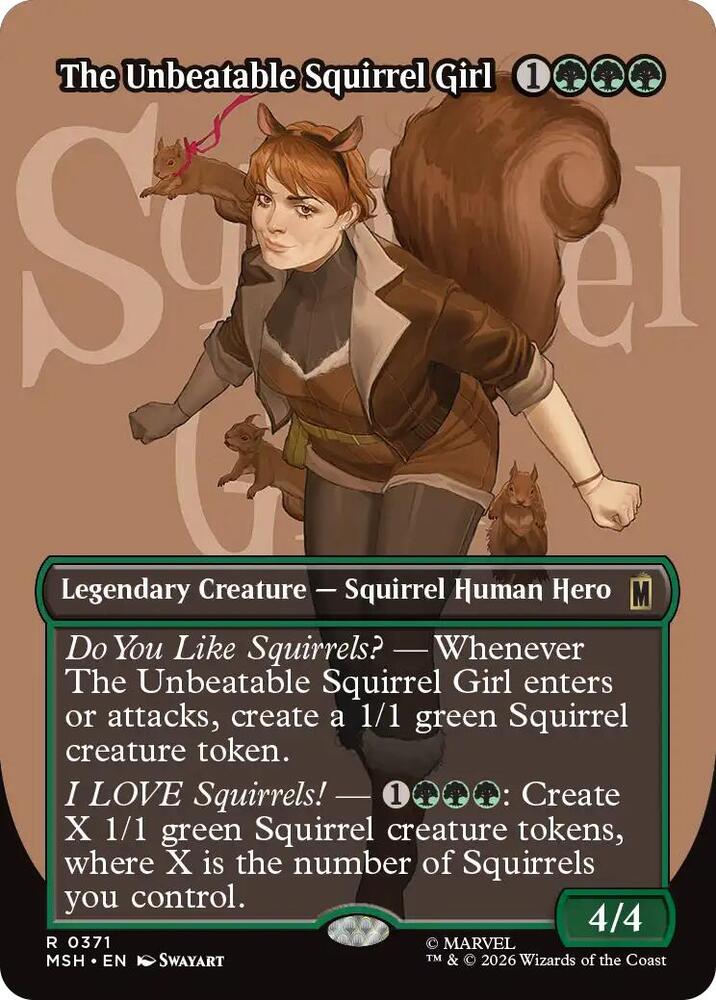 The Unbeatable Squirrel Girl (Borderless) [Marvel Super Heroes] 371