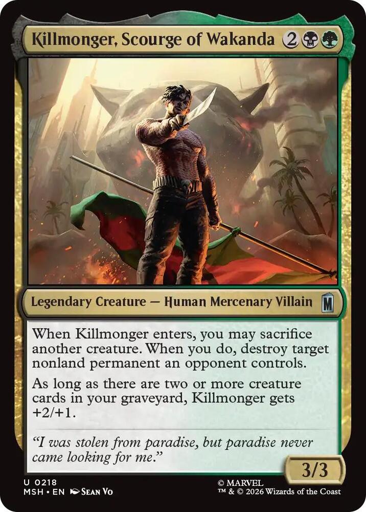 Killmonger, Scourge of Wakanda [Marvel Super Heroes] 218