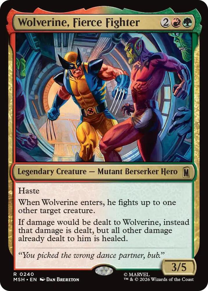 Wolverine, Fierce Fighter [Marvel Super Heroes] 240