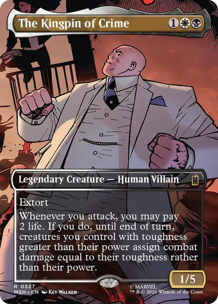 The Kingpin of Crime (Borderless) (0327) [Marvel Super Heroes] 327